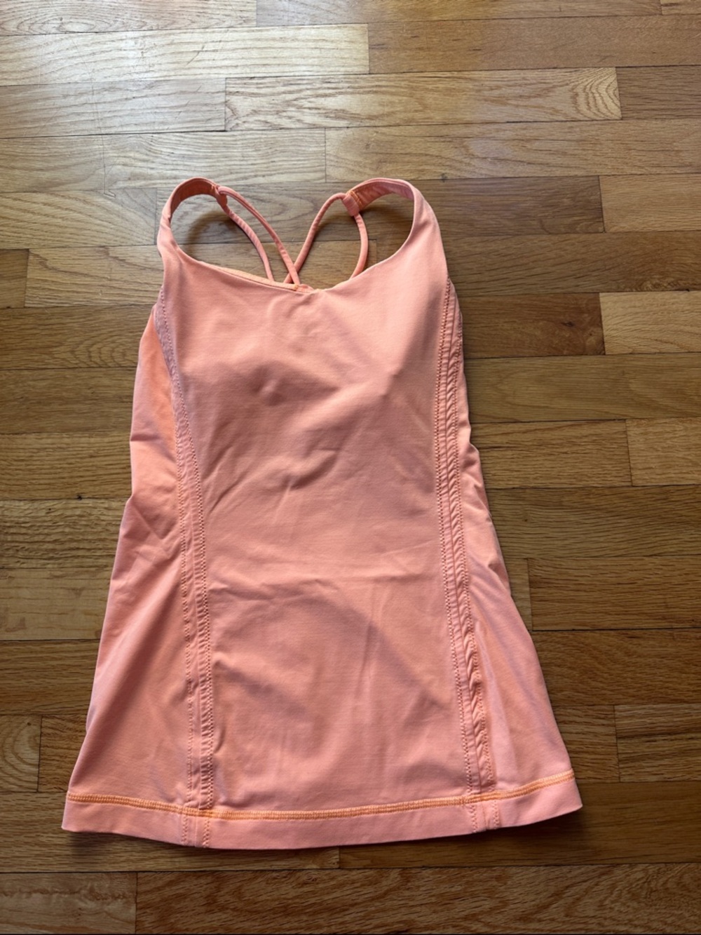 lululemon athletica orange Strappy Performance Tank